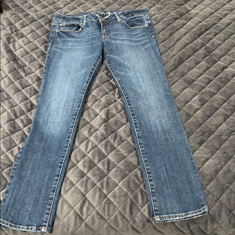 3/$15 american eagle straight let jeans
